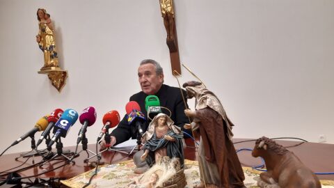 Gerardo Melgar durante la rueda de prensa