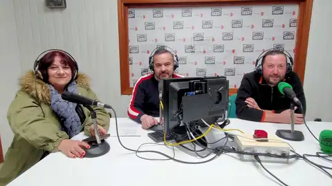 Juani Palencia, Sebastián Marín y José García de Mateos Juani Palencia, Sebastián Marín y José García de Mateos