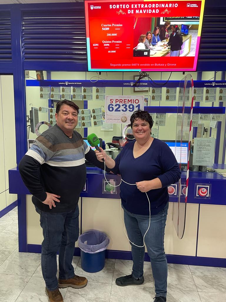 Un quinto premio toca en Benidorm y La Vila Joiosa Un quinto premio toca en Benidorm y La Vila Joiosa