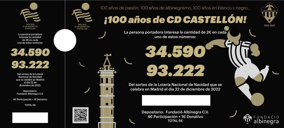 La lotería roza al deporte castellonense La lotería roza al deporte castellonense
