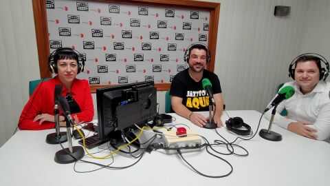 Mar&iacute;a Luisa Villafranca, Jes&uacute;s Arenas y Carlos Ramos