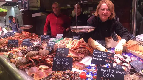 Marisco en el Mercado de la Esperanza Marisco en el Mercado de la Esperanza
