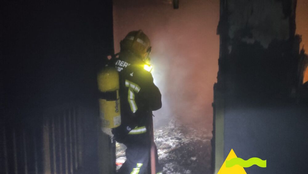 Incendio en una antigua guardería de Puertollano