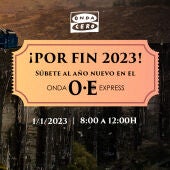 Imagen promocional Especial Por fin 2023 Súbete a bordo del Onda Express