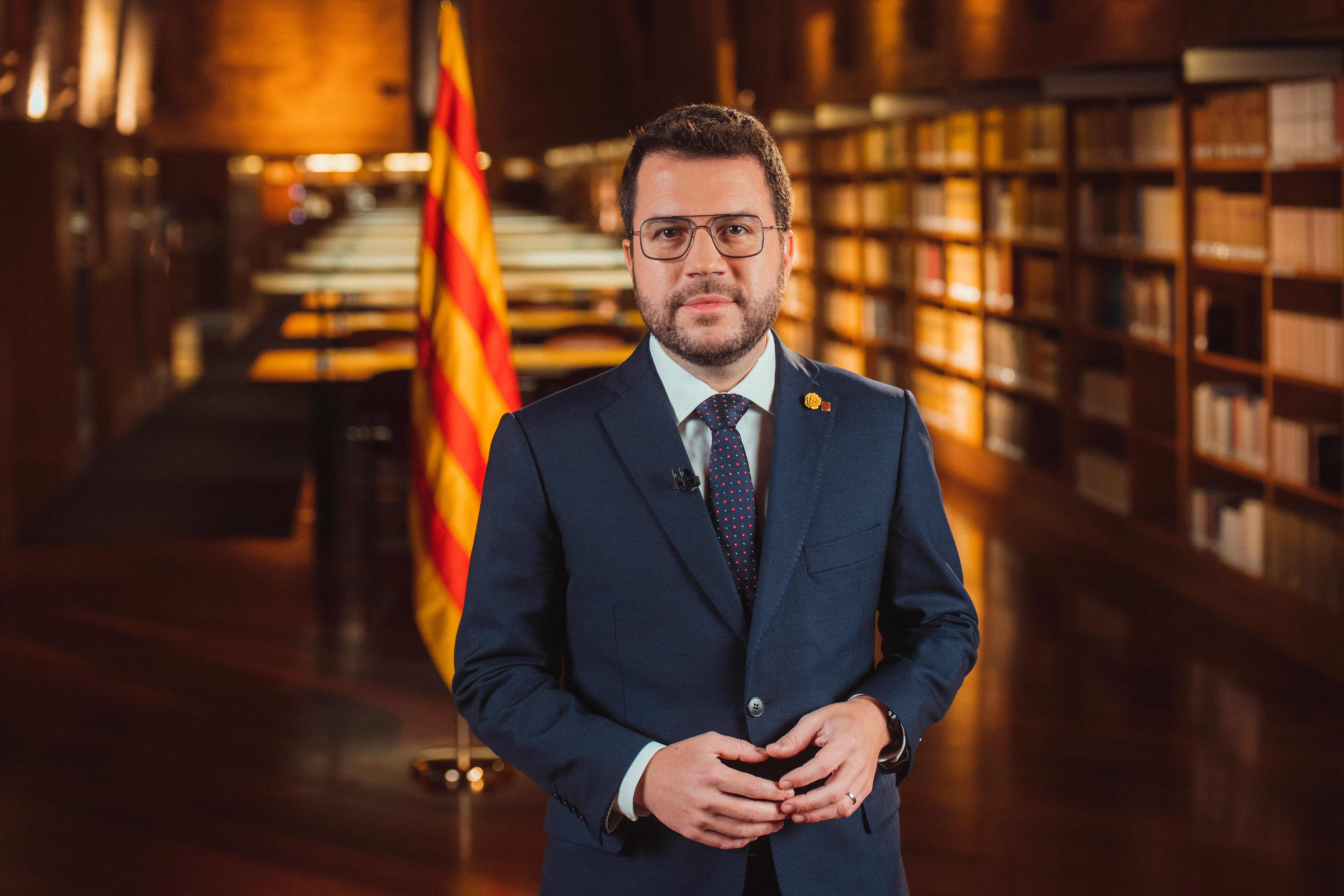 Pere Aragonès quiere lograr en 2023 un gran pacto en Cataluña sobre un referéndum Pere Aragonès quiere lograr en 2023 un gran pacto en Cataluña sobre un referéndum