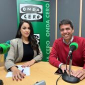 Isabel Egido y Carlos Mazón en Más de Uno Alicante