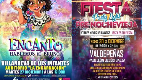 Musical tributo a Encanto y Fiesta Light Pre Campanadas