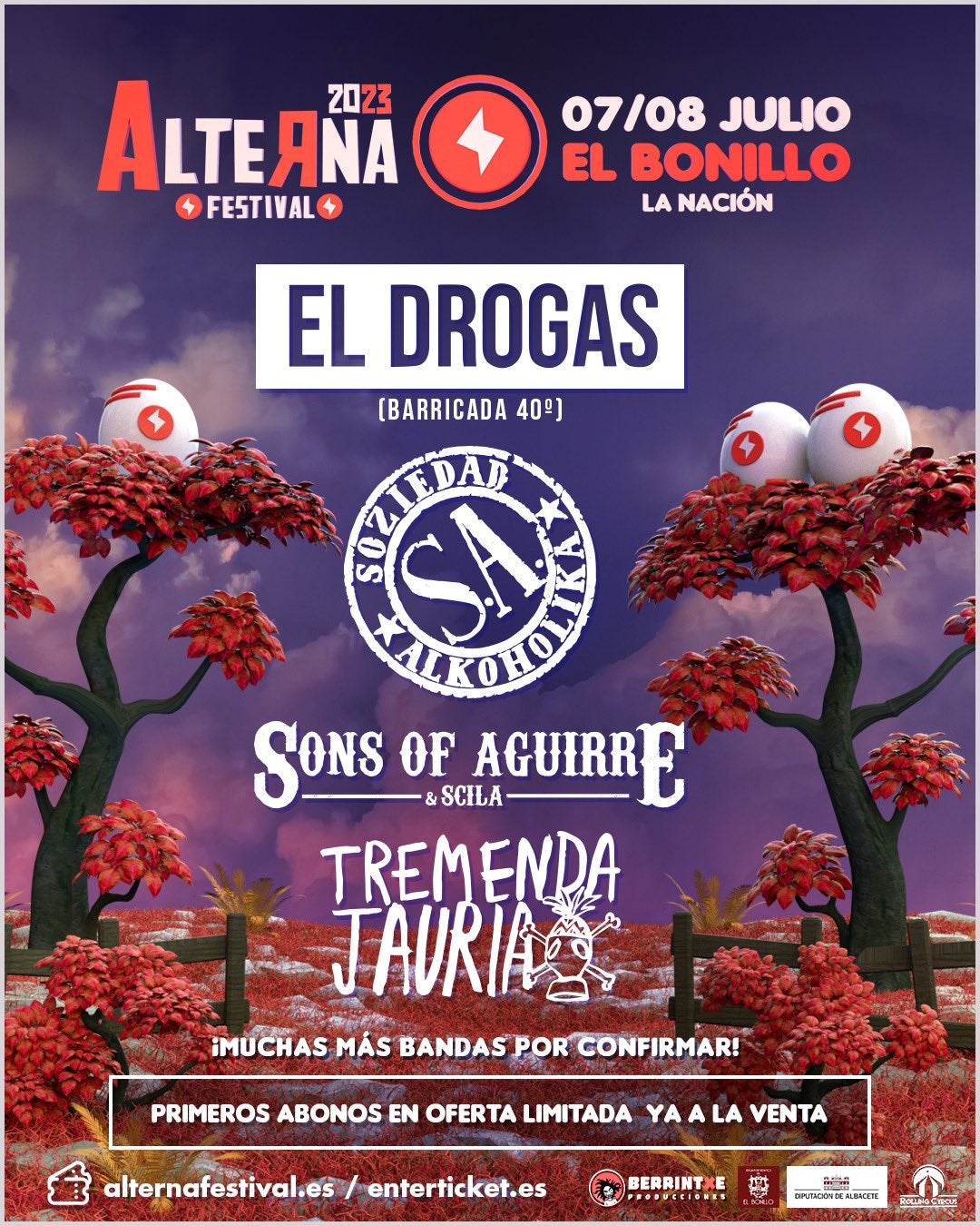 Primeros confirmados para el Alterna Festival 2023 en El Bonillo Primeros confirmados para el Alterna Festival 2023 en El Bonillo