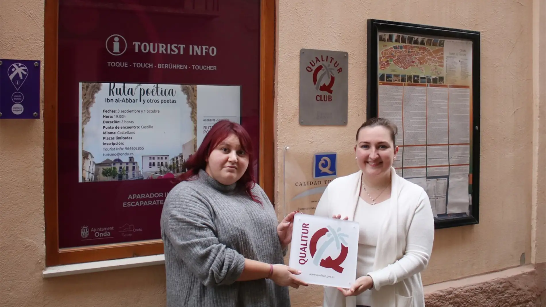 La oficina de turismo del centro histórico de Onda revalida la `Q´ de calidad turística
