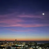 Benidorm al amanecer Benidorm al amanecer