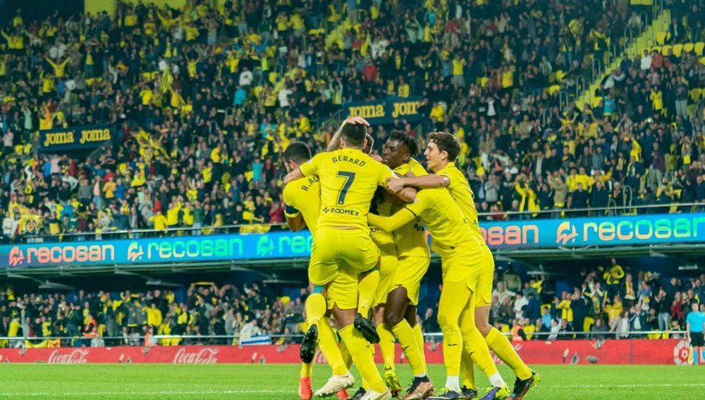 El Villarreal celebra un gol El Villarreal celebra un gol