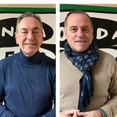 Urbano Revilla, concejal de Desarrollo Económico de Palencia y Domi Curiel, presidente regional de ATA