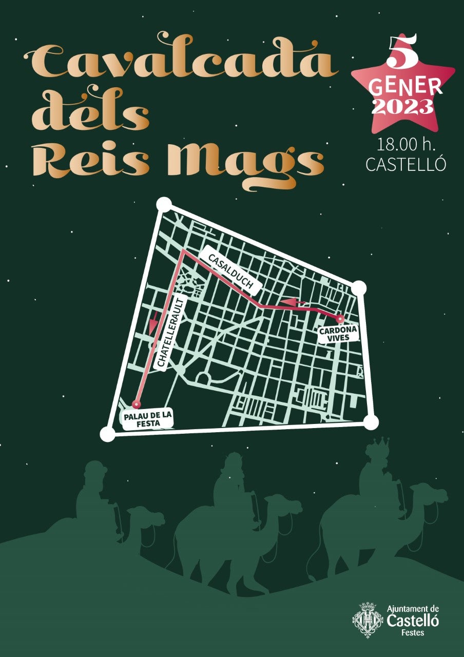 Cabalgata de Reyes en Castelló: Horario, recorrido y calles cortadas al tráfico Cabalgata de Reyes en Castelló: Horario, recorrido y calles cortadas al tráfico