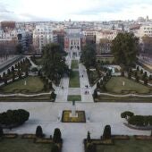 Imagen aérea del Parque de El Retiro, en Madrid