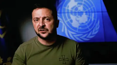 El presidente de Ucrania, Volodimir Zelensky El presidente de Ucrania, Volodimir Zelensky