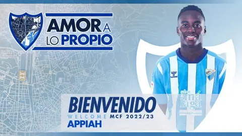 Oficial: Appiah ya es nuevo jugador dle Málaga Oficial: Appiah ya es nuevo jugador dle Málaga