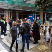 Edificio desalojado en Pasaia Edificio desalojado en Pasaia