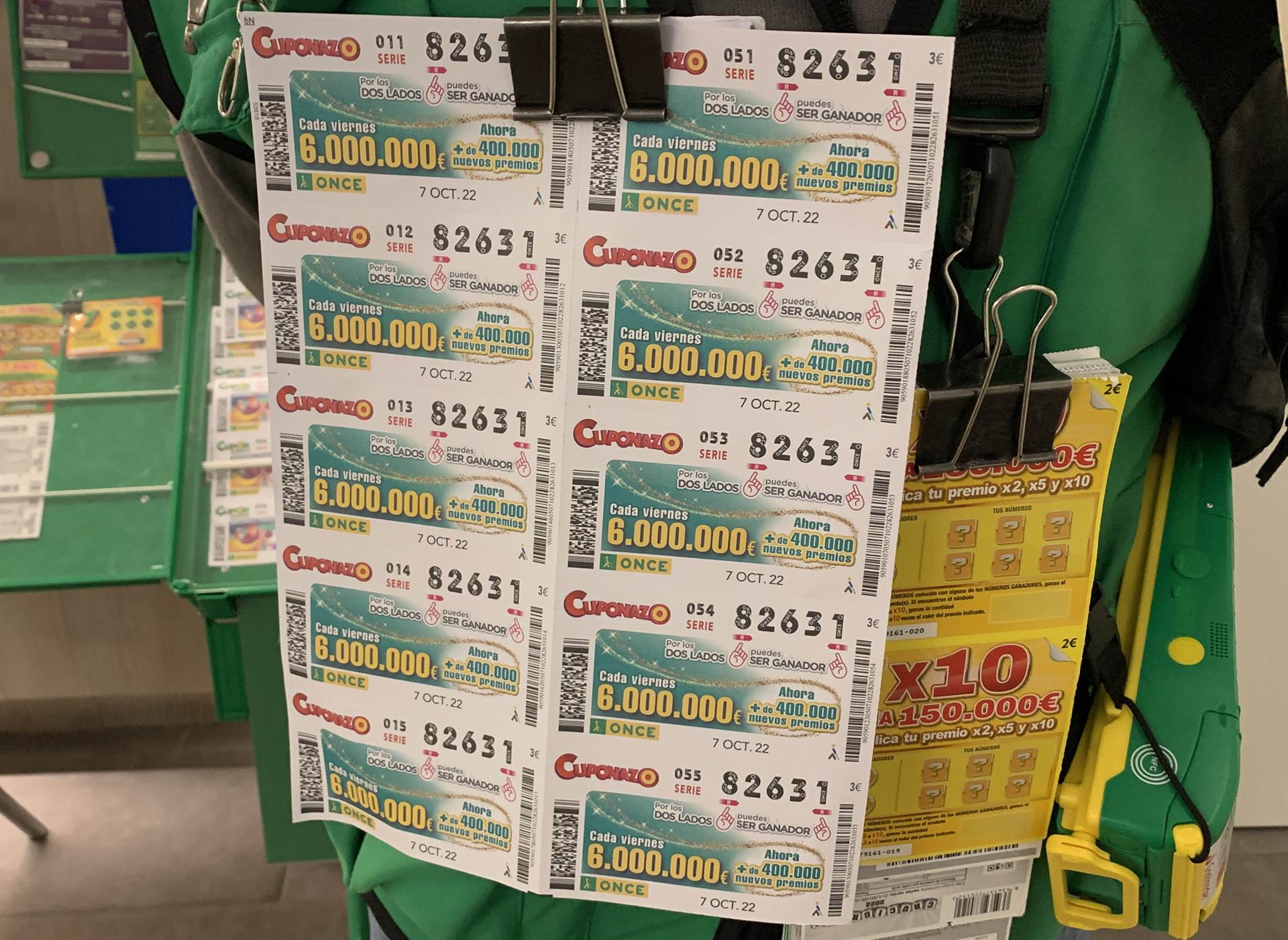 La ONCE deja un premio de 50.000 euros en la barriada de Valdepasillas de Badajoz La ONCE deja un premio de 50.000 euros en la barriada de Valdepasillas de Badajoz