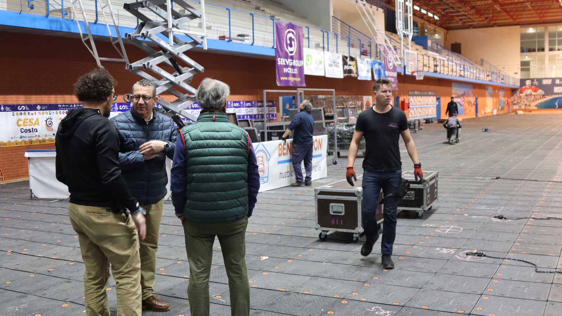 Arrancan el montaje del Benidorm Fest 2023 en el Palau d’Esports L’Illa Arrancan el montaje del Benidorm Fest 2023 en el Palau d’Esports L’Illa