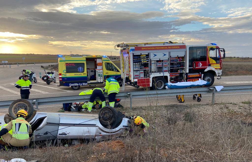 Más de cien muertos en las carreteras de Cuenca en seis años Más de cien muertos en las carreteras de Cuenca en seis años