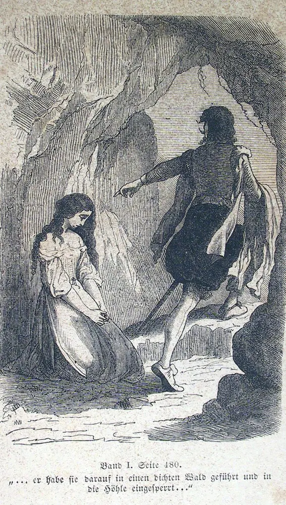 Ilustración del capítulo 51 de Don Quijote de La Mancha