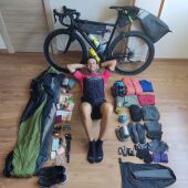 Juanma Mérida se prepara para cruzar África en bicicleta.. 