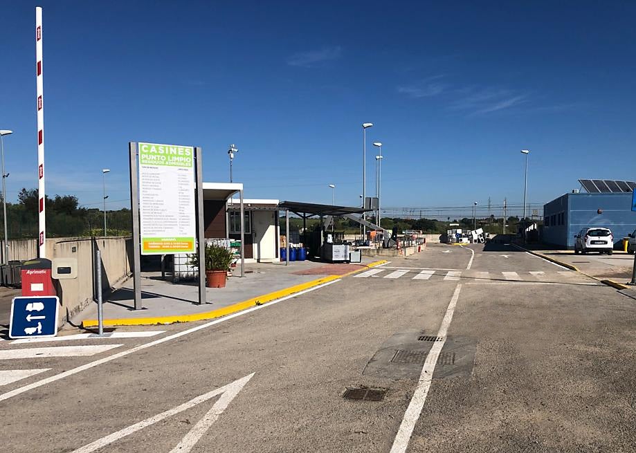 El Punto Limpio de Casines reabrirá el próximo lunes El Punto Limpio de Casines reabrirá el próximo lunes