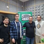 Antonio Domínguez, Fermín Coto, Juanma Macías y Javier Vallés
