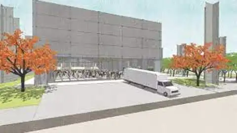 Maqueta del futuro edificio "La Caja" en Azuqueca de Henares. Maqueta del futuro edificio "La Caja" en Azuqueca de Henares.