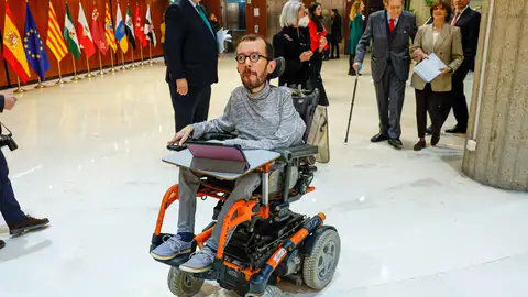 El portavoz de Unidas Podemos, Pablo Echenique Ferrán Monegal: "Sería estupendo que Podemos se transformara en una gran central de análisis televisivo y que dejaran la política" | Foto: