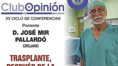 Conferencia del Doctor José Mir Pallardó en Benidorm. Conferencia del Doctor José Mir Pallardó en Benidorm.