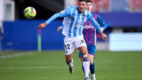 Chavarr&iacute;a, jugador del M&aacute;laga CF