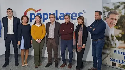 Los nuevos concejales del PP en la Corporación de Sant Joan d'Alacant Los nuevos concejales del PP en la Corporación de Sant Joan d'Alacant