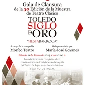 El Teatro de Rojas clausura este sábado el 30 aniversario de la Muestra "Toledo Siglo de Oro" El Teatro de Rojas clausura este sábado el 30 aniversario de la Muestra "Toledo Siglo de Oro"