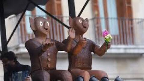 Cerdos de chocolate Rifa San Ant&oacute;n