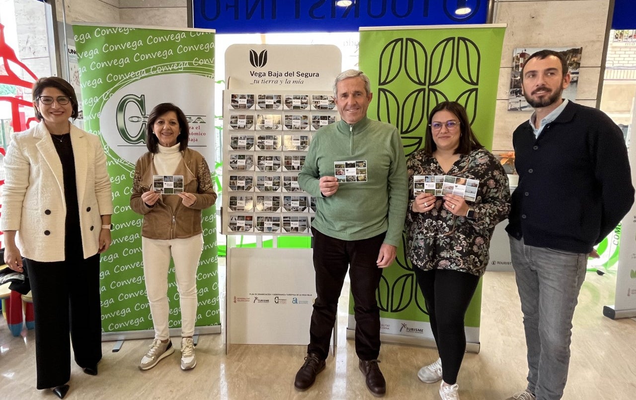 Convega distribuirá 630.000 postales para la promoción turística de la Vega Baja Convega distribuirá 630.000 postales para la promoción turística de la Vega Baja