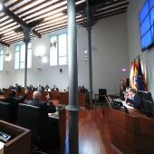 Imagen de archivo de un pleno de la Diputación de Zaragoza