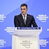 Pedro Sánchez en el Foro Económico Mundial