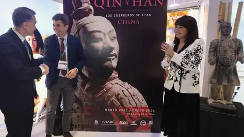 Los guerreros de Xi’an salen de China por primera vez tras la pandemia y llegan al MARQ de Alicante Guerreros de Xi`An, presentación FITUR
