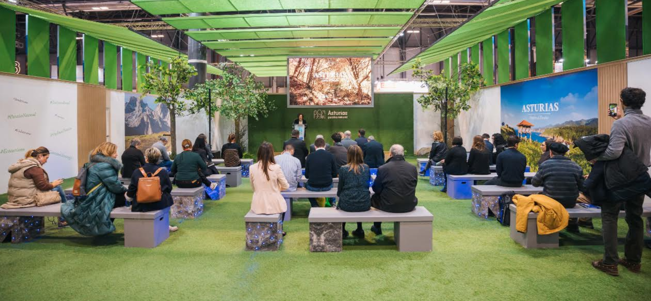 La consejera de Cultura, Berta Piñán, anuncia una inversión de 880.000 euros en el Camín de los Santuarios La consejera de Cultura, Berta Piñán, anuncia una inversión de 880.000 euros en el Camín de los Santuarios