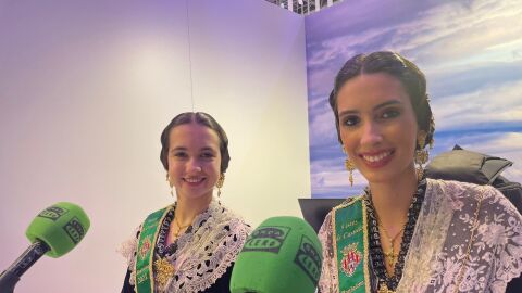 Alejandra S&aacute;ez y Selene Tar&iacute;n Reinas de las fiestas de la Magdalena