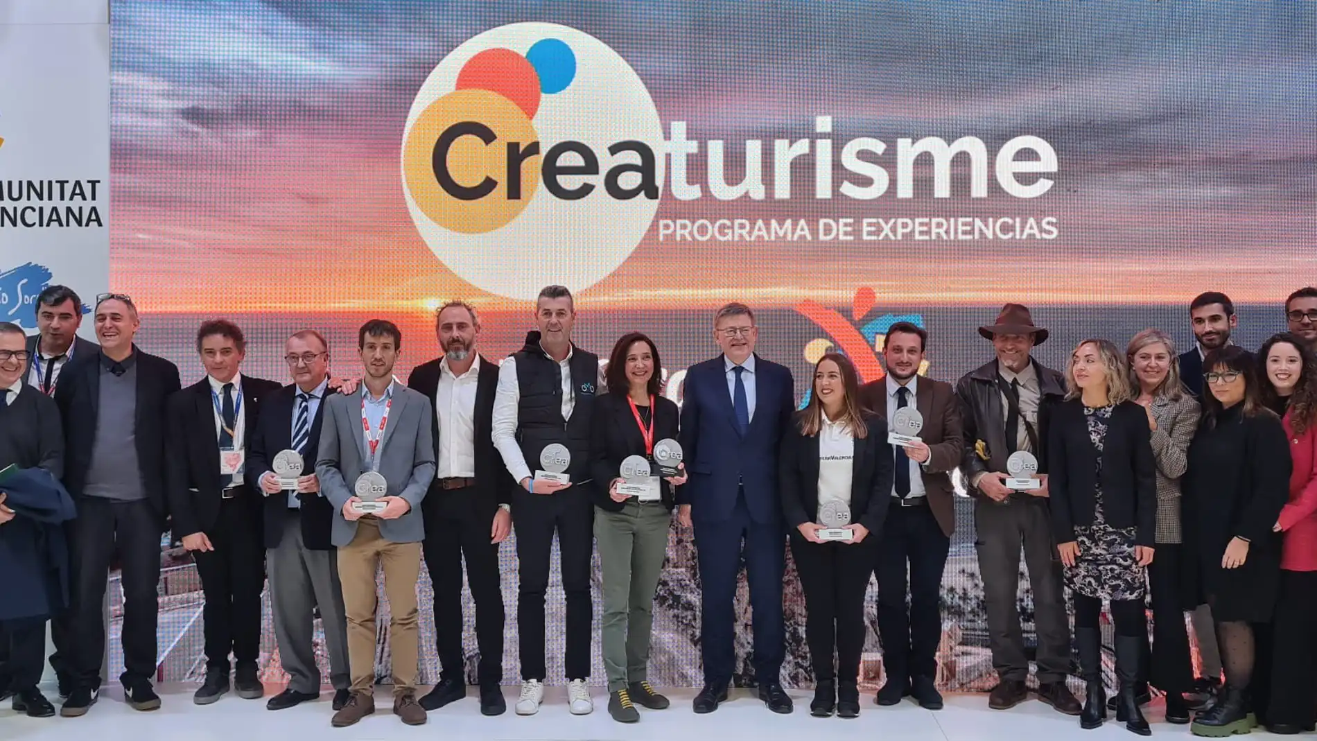 El president Ximo Puig ha participado en la entrega de los premios Crea Turisme