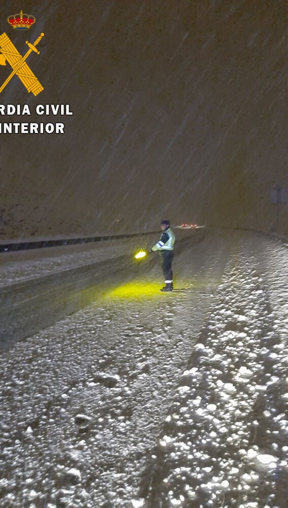 Temporal de nieve en Cantabria