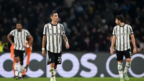 Di María, en un partido con la Juventus. Di María, en un partido con la Juventus.