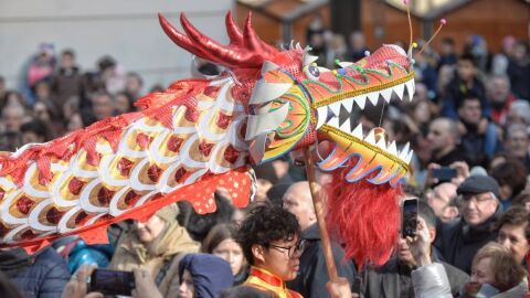 Celebración del año nuevo chino en Zaragoza