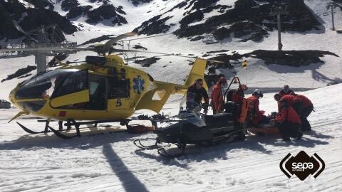 Rescate del SEPA en la monta&ntilde;a