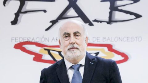 El Presidente de la Federaci&oacute;n Aragonesa de Baloncesto, Jos&eacute; Miguel Sierra