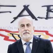 El Presidente de la Federación Aragonesa de Baloncesto, José Miguel Sierra