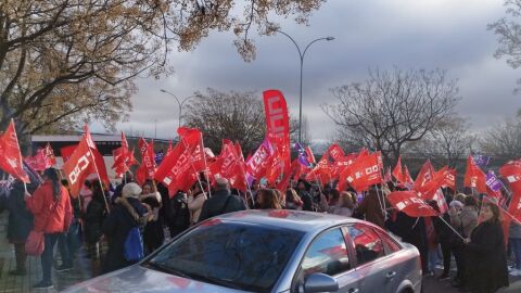 Marcha de trabajadores de limpieza en Ciudad Real