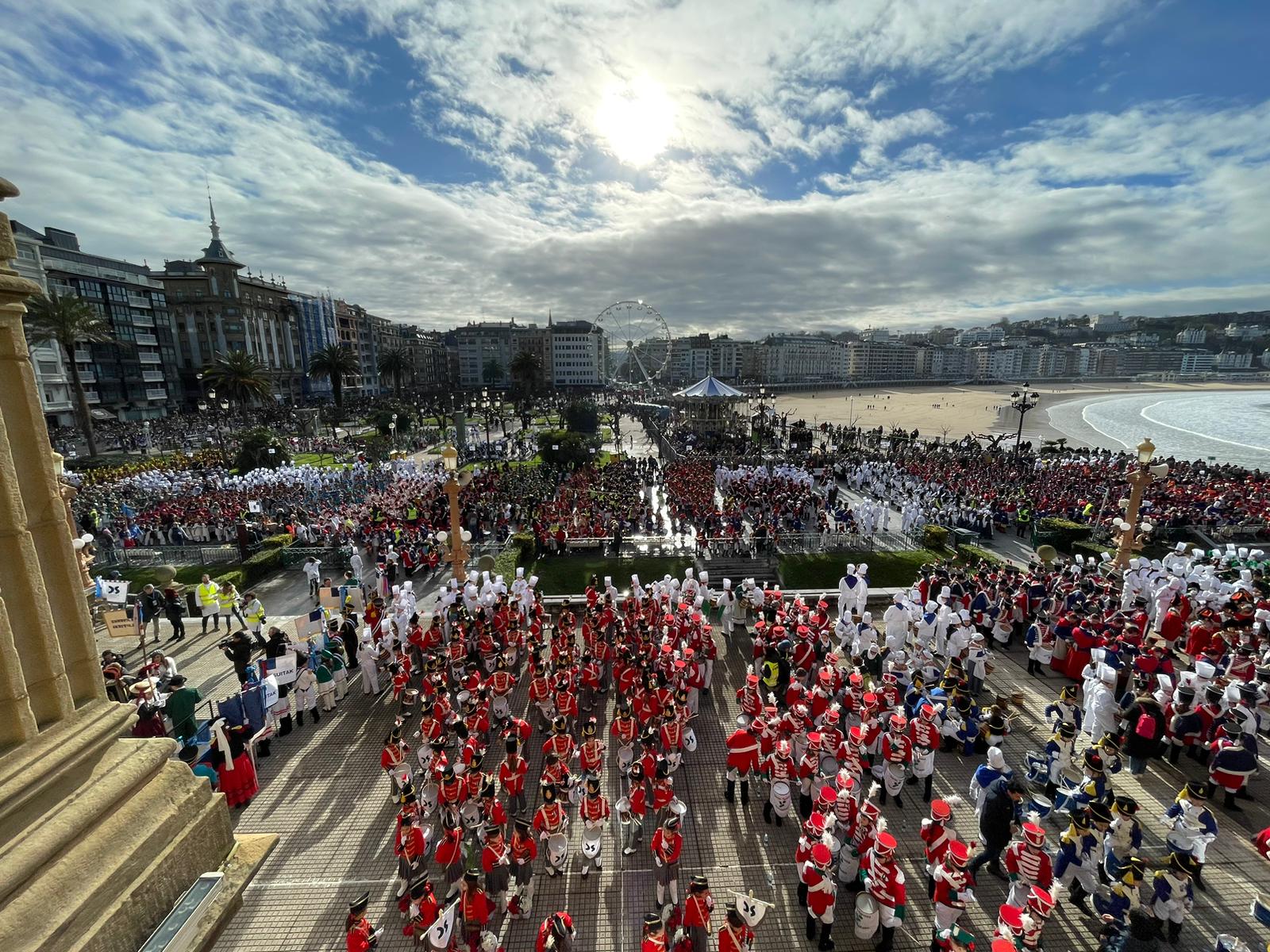 San Sebastián y Azpeitia celebran su gran día tras dos años de parón San Sebastián y Azpeitia celebran su gran día tras dos años de parón
